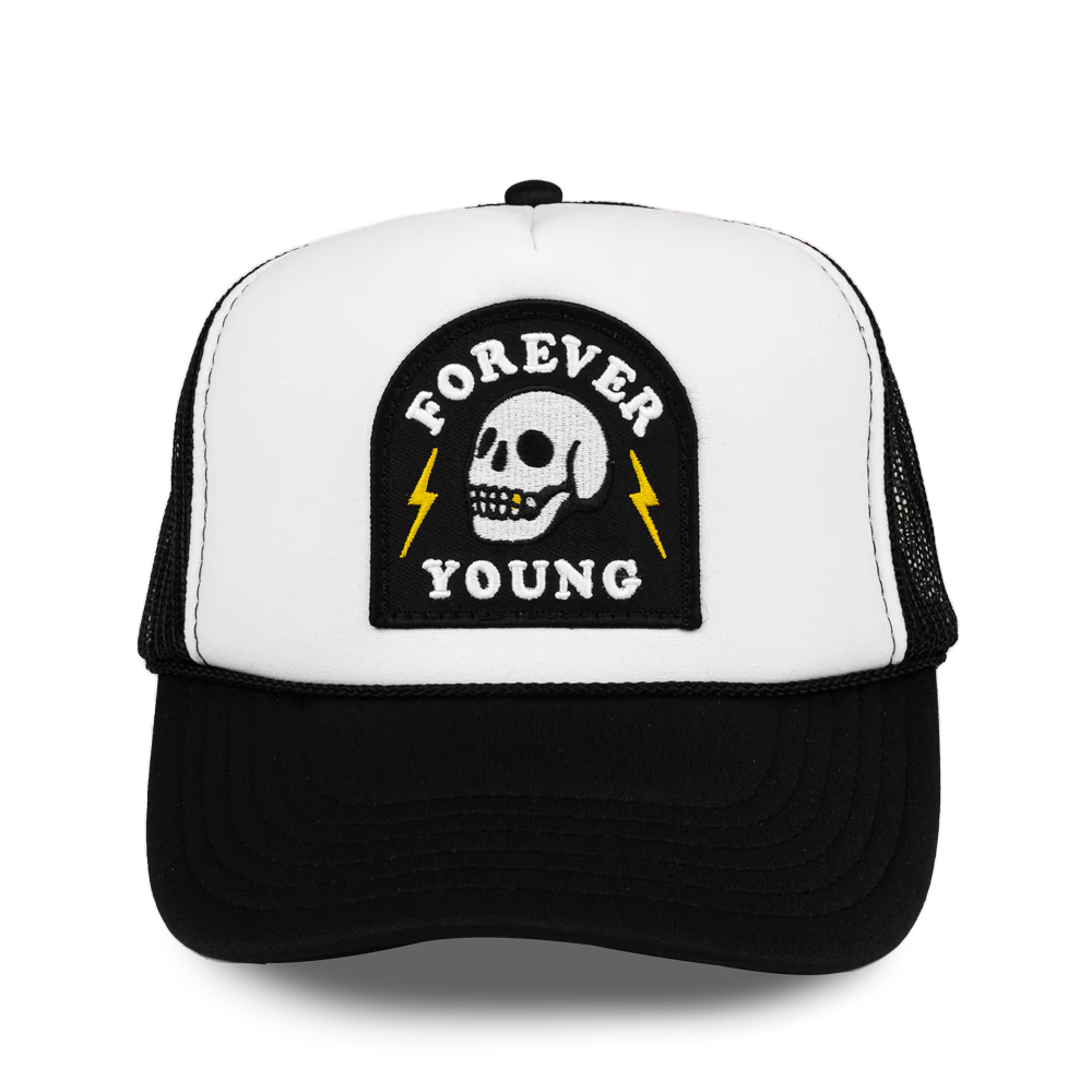Local Beach Forever Young Hat Black/White
