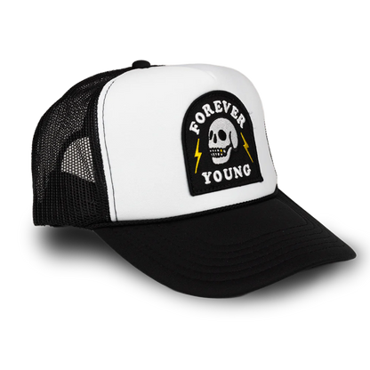 Local Beach Forever Young Hat Black/White