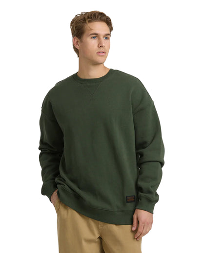 Billabong Fort Garage Crewneck Sweatshirt Olive