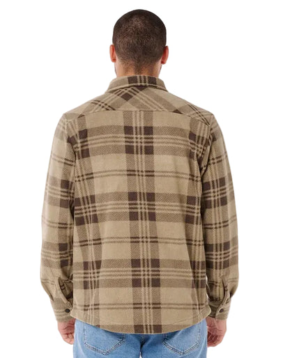 Rip Curl Men's Fun Times Polar Fleece Khaki Rock