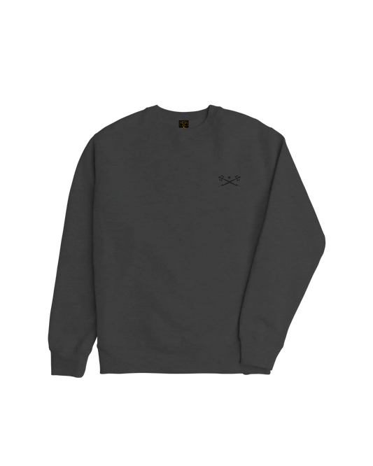 Dark Seas Go-To II Crewneck Gunmetal Heather