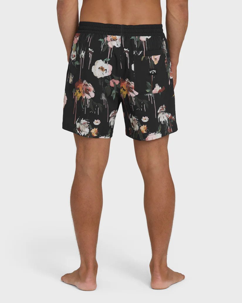 Billabong Men's Good Times Layback 16" Trunks Black