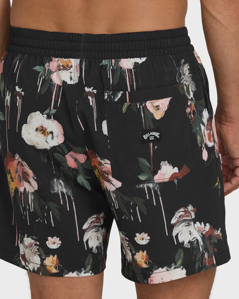 Billabong Men's Good Times Layback 16" Trunks Black