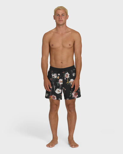 Billabong Men's Good Times Layback 16" Trunks Black