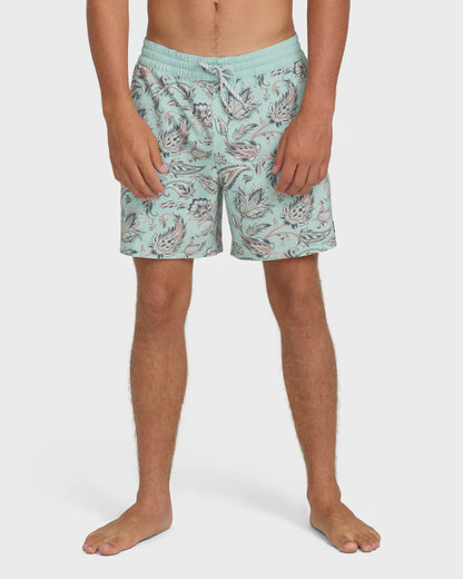 Billabong Men's Good Times Layback 16" Trunks Clear Aqua