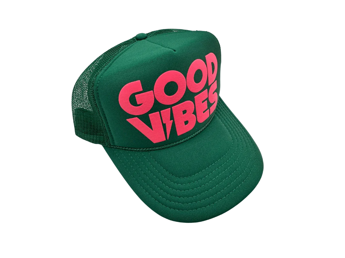 Local Beach Good Vibes Hat Green