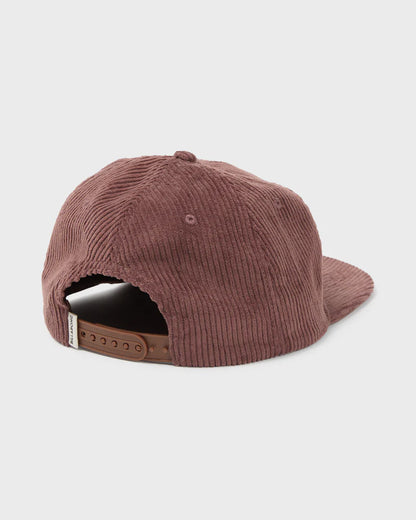 Billabong Women's Grandpa Corduroy Snapback Hat Espresso