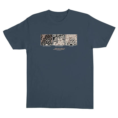 Santa Cruz Handled Front Men's T-Shirt Blue