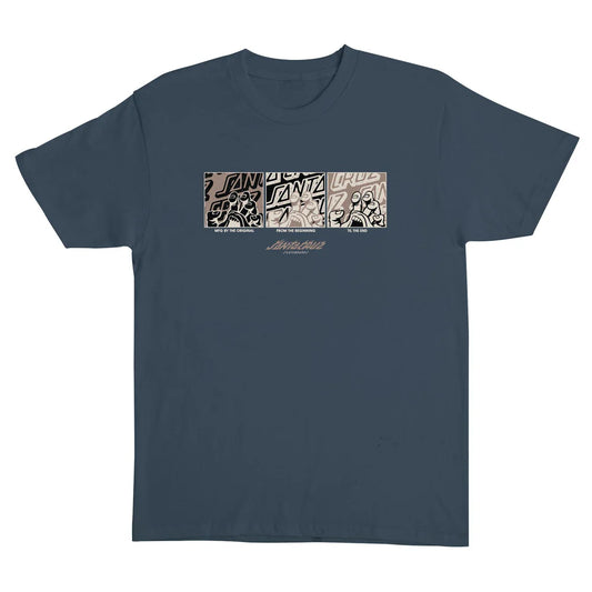 Santa Cruz Handled Front Men's T-Shirt Blue