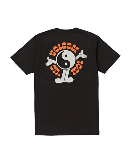 Volcom Men's Happy Days Short Sleeve Tee Black