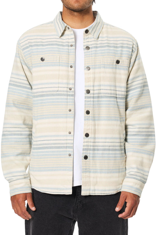 Katin Harold Stripe Jacket Dusty Blue