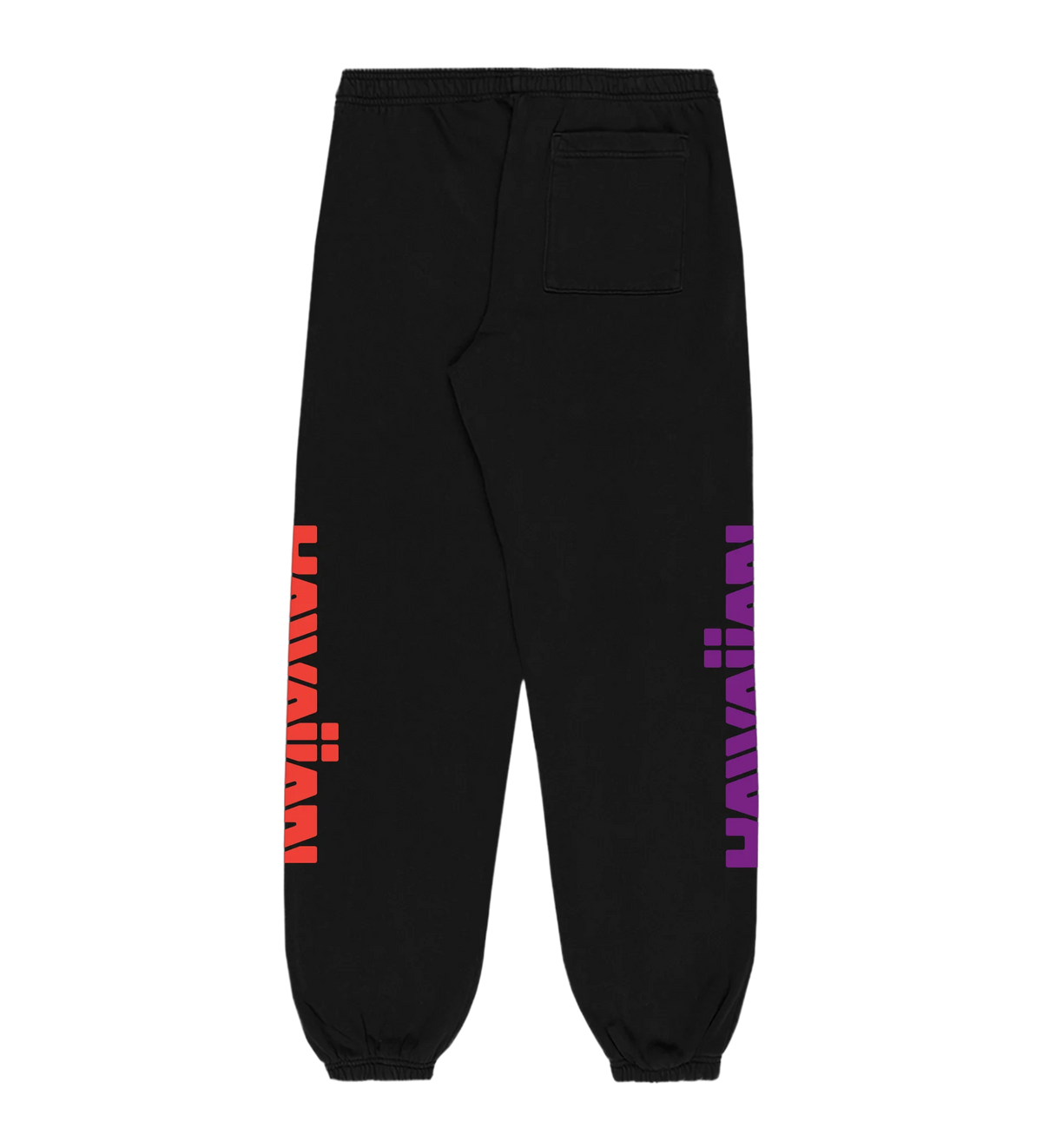 AVVA Hawaiian Fleece Pants Black