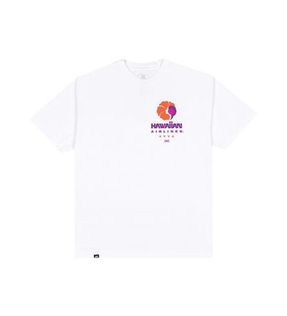 AVVA Hawaiian Tee White