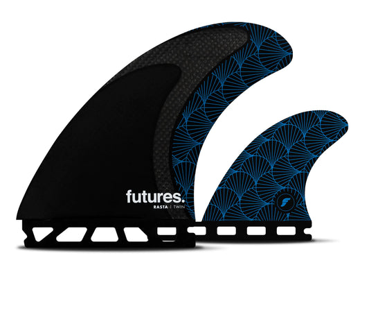 Futures Rasta Twin + Trailer Surfboard Fins