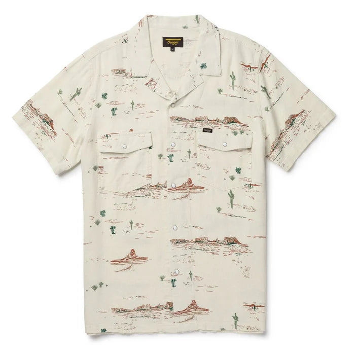 Seager Whippersnapper Short Sleeve High Plains Drifter Shirt Cream