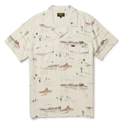 Seager Whippersnapper Short Sleeve High Plains Drifter Shirt Cream