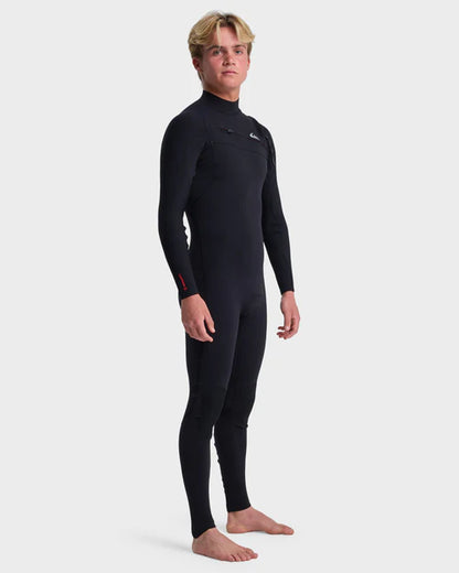 Men's Quiksilver Highline 3/2MM Chest Zip Black Wetsuit