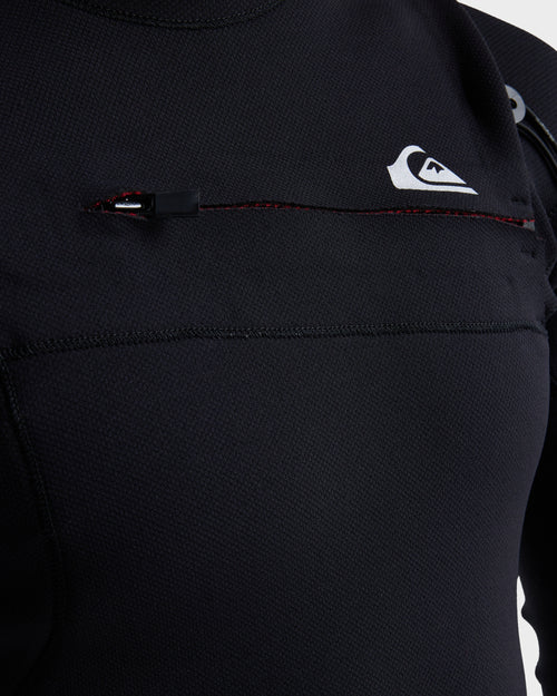 Men's Quiksilver Highline 3/2MM Chest Zip Black Wetsuit