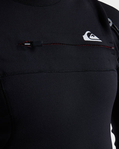 Men's Quiksilver Highline 3/2MM Chest Zip Black Wetsuit