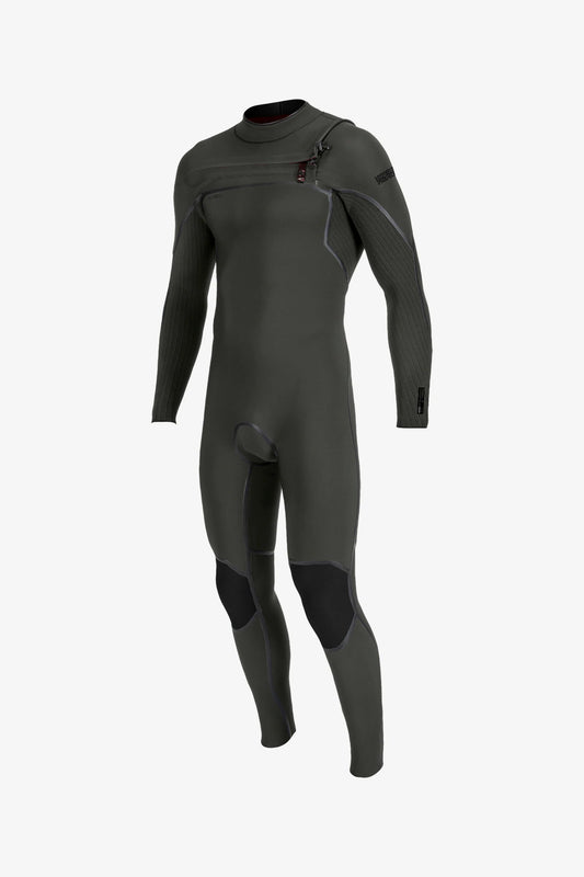 O'Neill Men's Hyperfreak Fire 4/3mm+ Chest Zip Wetsuit