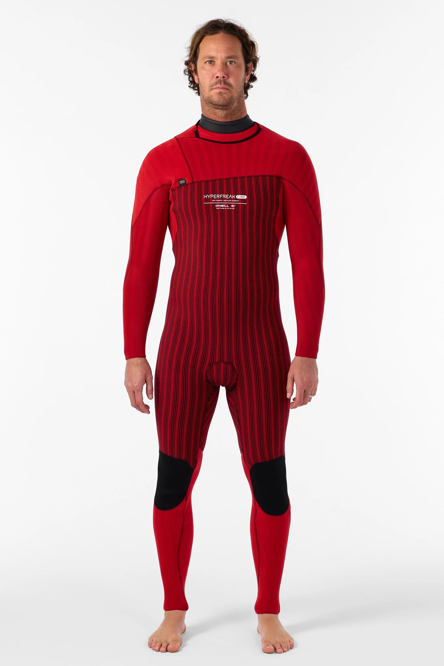 O'Neill Men's Hyperfreak Fire 4/3mm+ Chest Zip Wetsuit