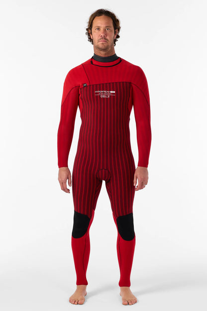 O'Neill Men's Hyperfreak Fire 4/3mm+ Chest Zip Wetsuit