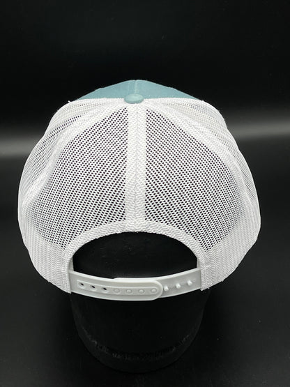 South Coast Wahines Circle Sun Trucker Hat Smoke-White