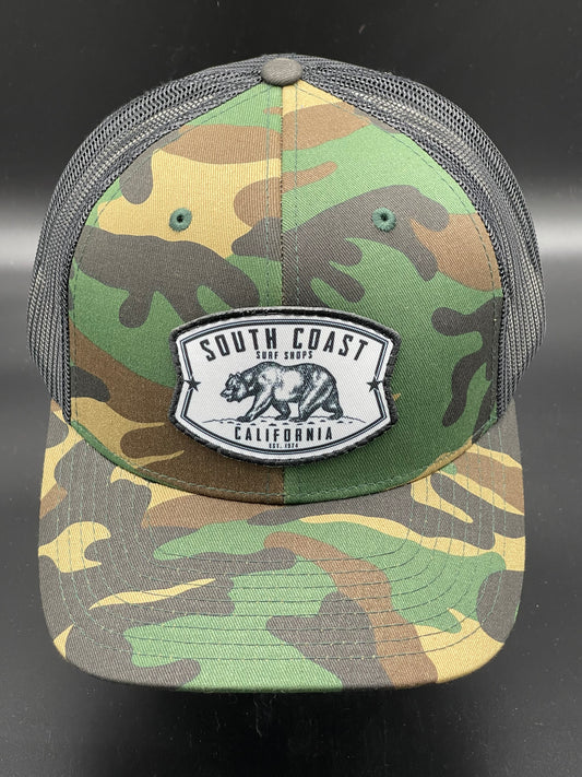 South Coast Adult Cali Bear Hat Camo