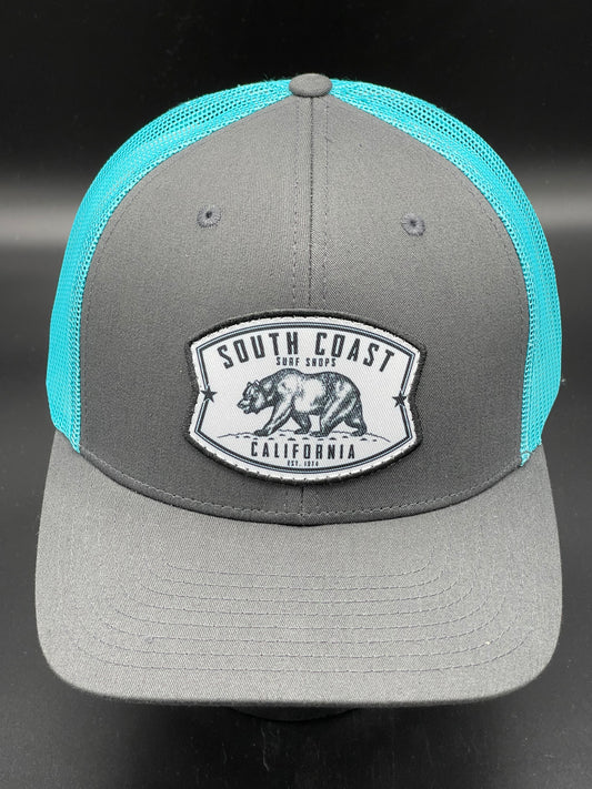 South Coast Adult Cali Bear Hat Charcoal Teal