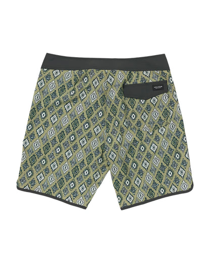 Volcom Men's Inherit Scallop Mod-Tech Trunks Thyme Green