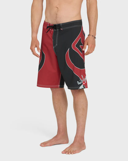 Quiksilver Young Guns Intercepter 21" Boardshorts Salsa