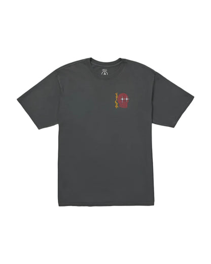 Volcom Men's Internet Cafe Short Sleeve Tee Stealth