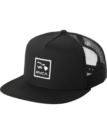 RVCA Islands Patch Trucker Hat Black