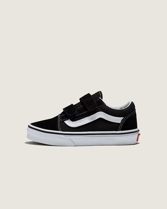 Vans Little Kids Old Skool V Shoe Black / True White