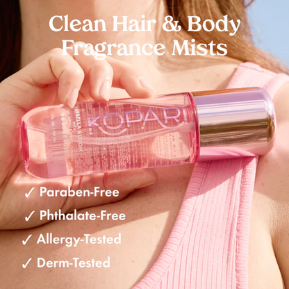 Kopari Pink Peony Hair & Body Mist Marbella Bloom Fragrance Mist