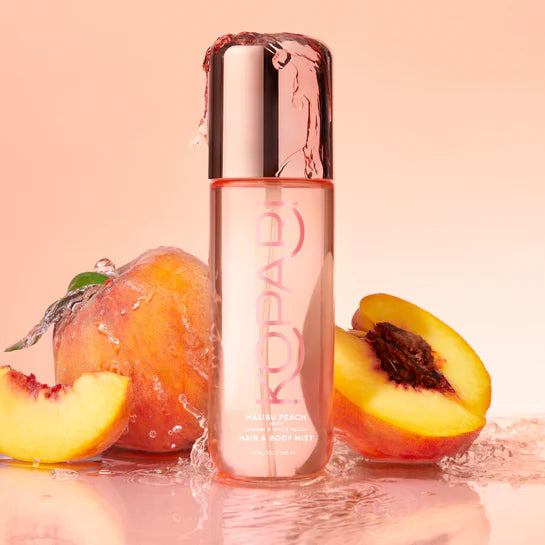 Kopari Juicy Peach Hair & Body Mist Malibu Peach Fragrance Mist