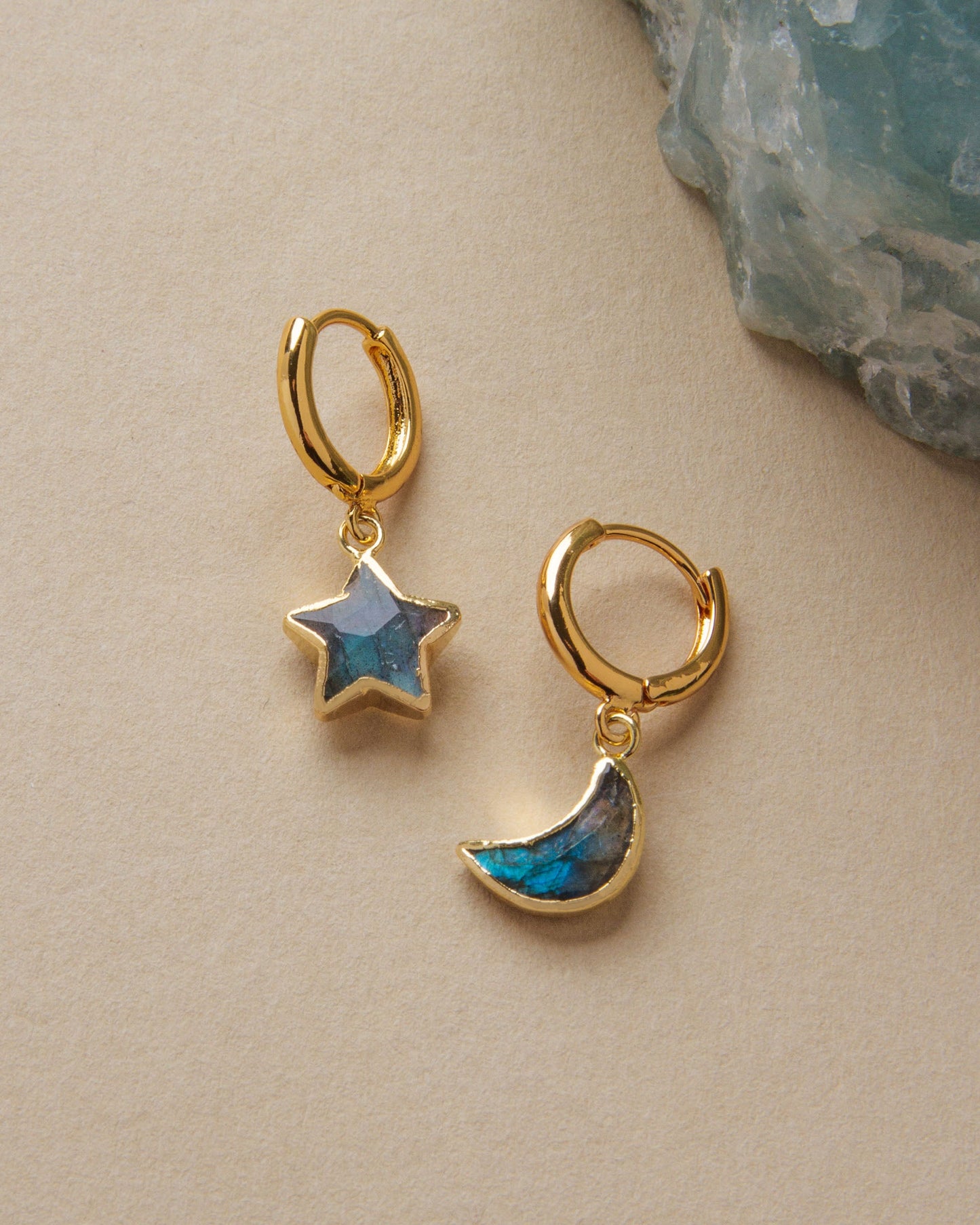 Sky Gazing Mismatched Hoop Earrings