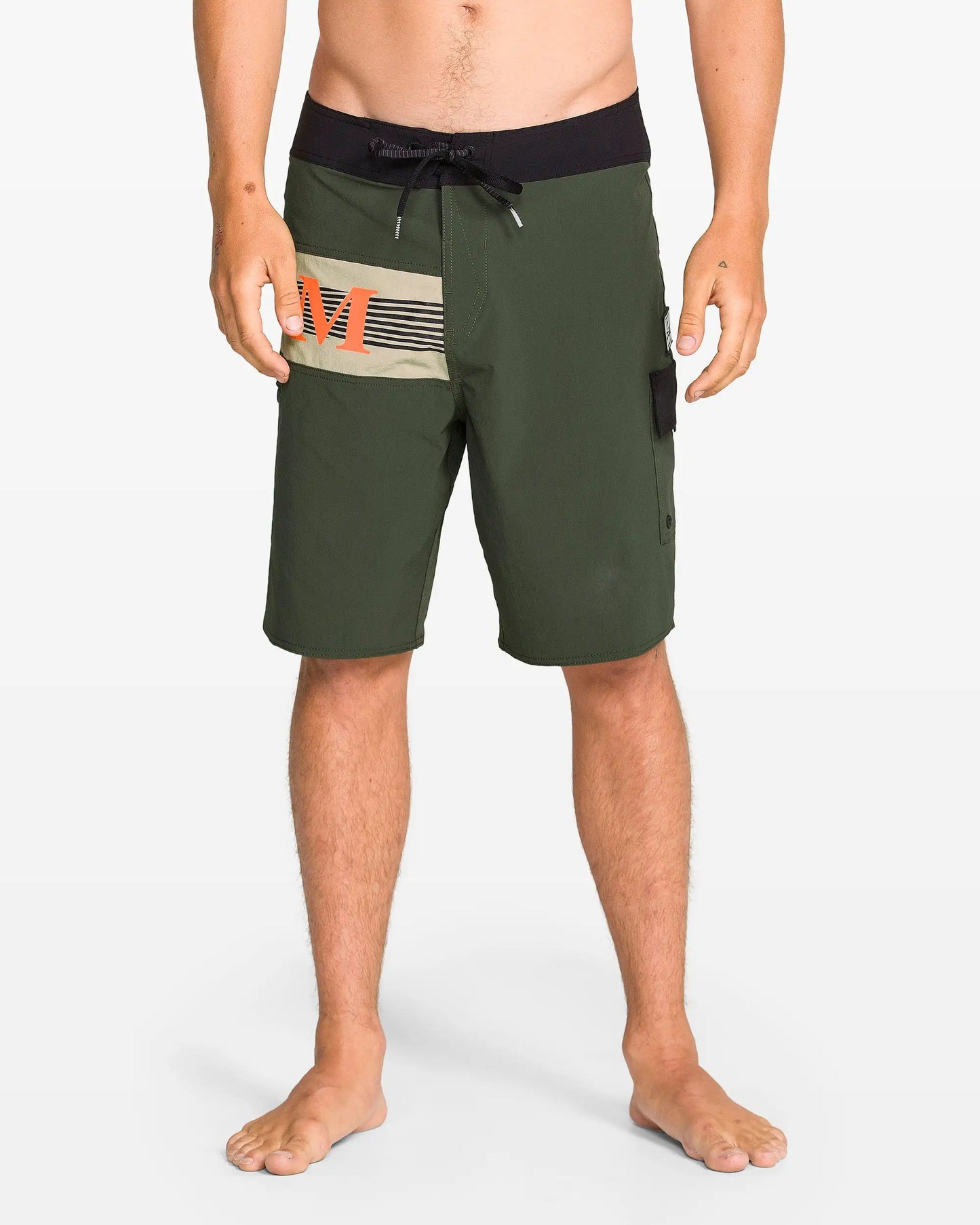 Volcom Men's Liberator Mod 20" Boardshorts Squadron Green