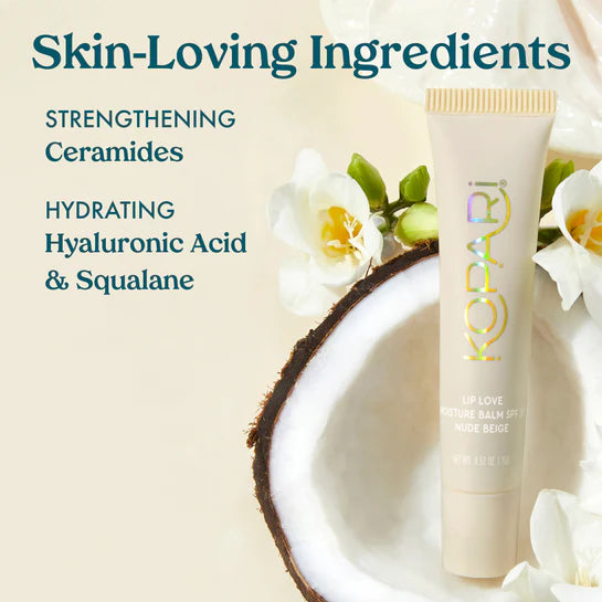 Kopari Lip Love Moisture Balm SPF 30 Nude Beige