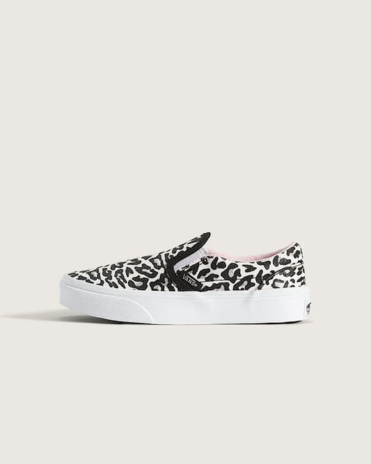 Vans Kids Classic Slip On Glitter Leopard / Pastel Pink