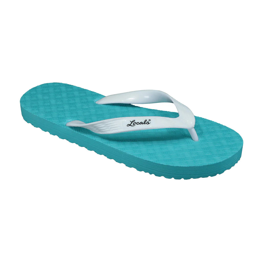 Locals Women's Shave Ice Blue Vanilla Slippah