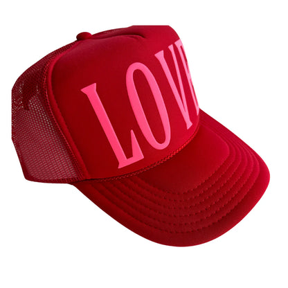 Local Beach Love Hat Red