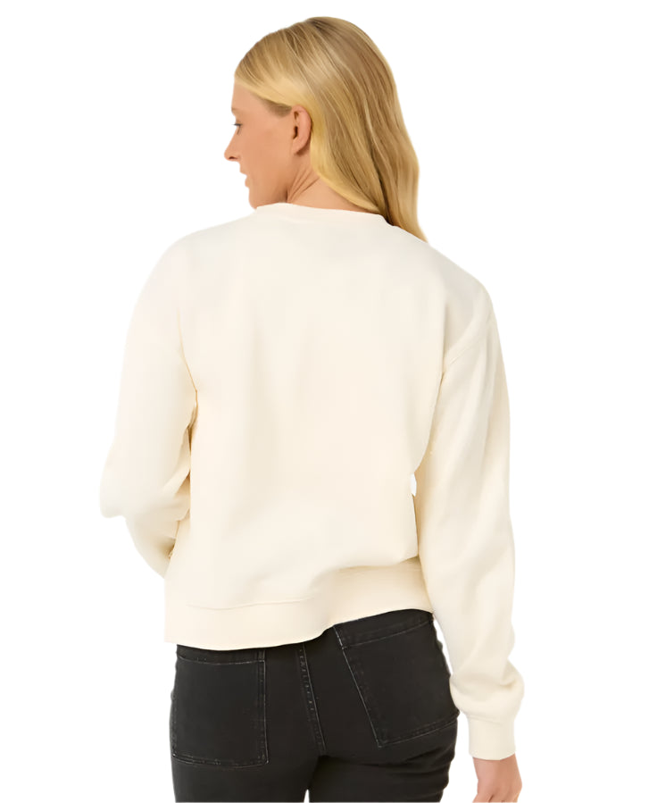 Rip Curl Women's Luna Relaxed Crew Bone