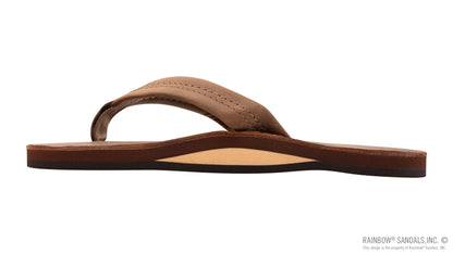 Rainbow Luxury Leather - Single Layer Arch Support Sandals Nogales Wood