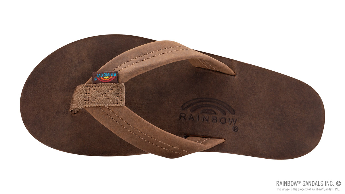 Rainbow Luxury Leather - Single Layer Arch Support Sandals Nogales Wood