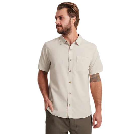 Roark Made To Fade Button Up Washed Bone