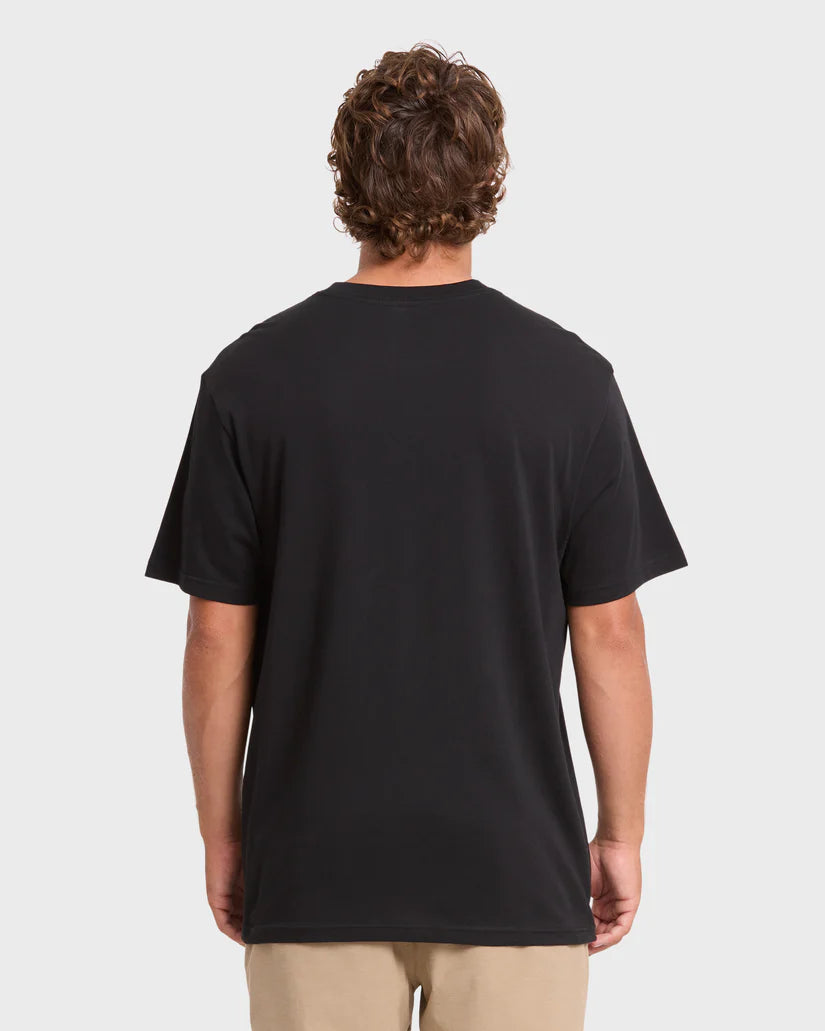 Billabong Men's Mainstay Premium Short Sleeve Cotton Tee Black