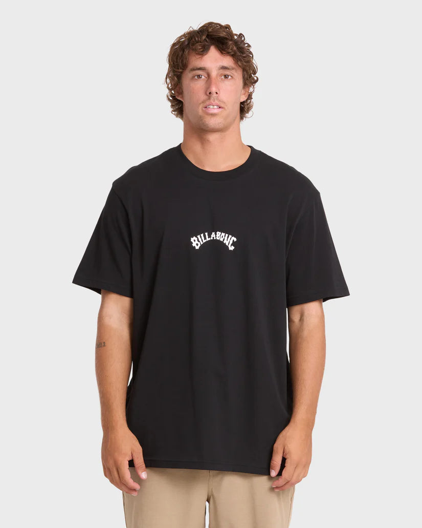 Billabong Men's Mainstay Premium Short Sleeve Cotton Tee Black