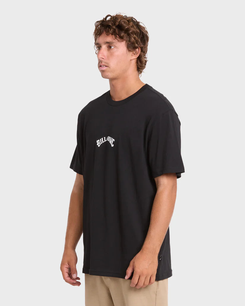 Billabong Men's Mainstay Premium Short Sleeve Cotton Tee Black