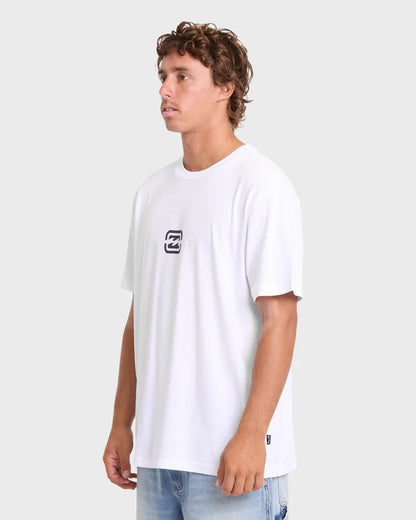 Billabong Men's Mainstay Premium Short Sleeve Cotton Tee White